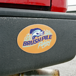 BrushPile Fishing Bumper Sticker