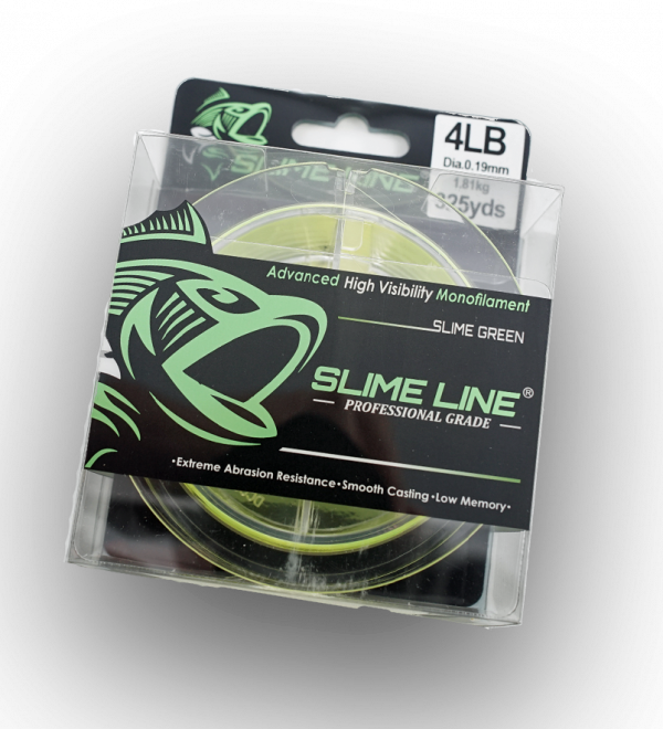 Slime Line Monofilament Fishing Line - 325 Yard Spool Hi-Vis Green / 15 lb.