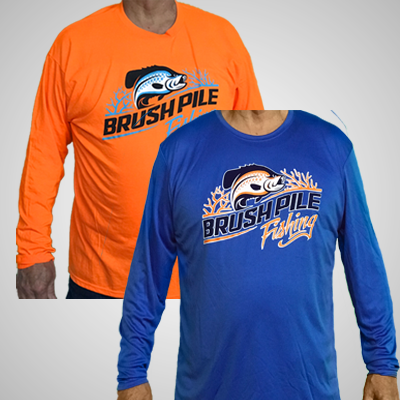 Dri-Fit Long Sleeve BrushPile Fishing Shirt • BrushPile Fishing